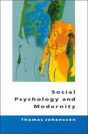 Cover of: Social Psychology and Modernity