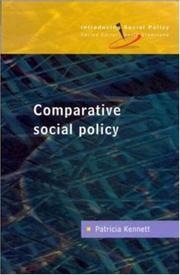 Cover of: Comparative Social Policy: Theory and Research (Introducing Social Policy)