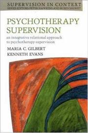 Cover of: Psychotherapy Supervision (Supervision in Context)