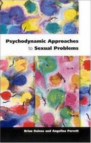 Cover of: Psychodynamic Approaches to Sexual Problems