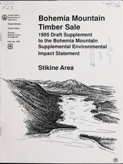 Cover of: Bohemia mountain timber sale: 1995 draft supplement to the Bohemia Mountain supplemental environmental impact statement : stikine area