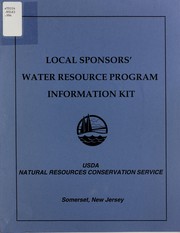 Cover of: Local sponsors' water resource program information kit