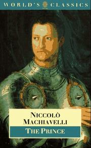 Cover of: The prince by Niccolò Machiavelli