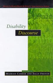 Cover of: Disability discourse