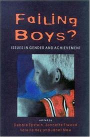 Cover of: Failing Boys?: Issues in Gender and Achievement