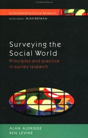 Cover of: Surveying the Social World | Alan Aldridge