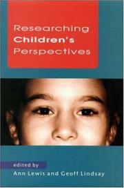 Cover of: Researching Children's Perspectives by 