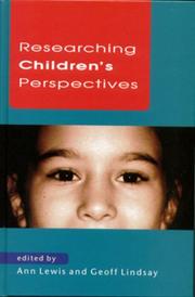 Cover of: Researching Children's Perspectives