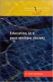 Cover of: Education in a Post-Welfare Society (Introducing Social Policy)