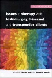 Cover of: Issues In Therapy With Lesbian, Gay, Bisexual And Transgender Clients