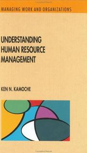 Cover of: Understanding Human Resource Management (Managing Work and Organizations) by 