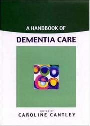 Cover of: A Handbook Of Dementia Care