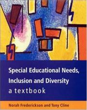 Cover of: Special Educational Needs, Inclusion and Diversity: A Textbook