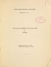 Cover of: Official grain standards of the United States for soybeans: Promulgated May 31, 1941; effective September 1, 1941