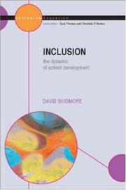 Cover of: Inclusion (Inclusive Education) by David Skidmore, David Skidmore