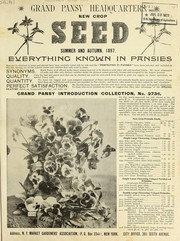 Cover of: Seed: new crop summer and autumn, 1897