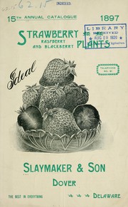Cover of: 15th annual catalogue: strawberry, raspberry and blackberry plants