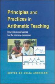 Principles and Practices in Arithmetic Teaching by Julia Anghileri