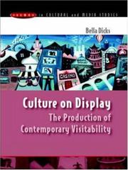 Cover of: Culture on Display by Bella Dicks