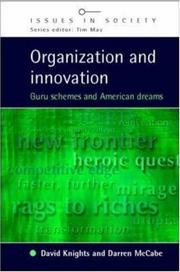 Cover of: Organization and Innovation by Darren McCabe