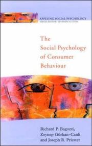 Cover of: The social psychology of consumer behaviour