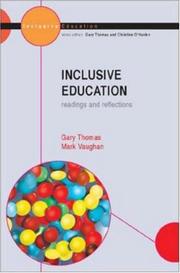 Cover of: Inclusive Education: A Reader