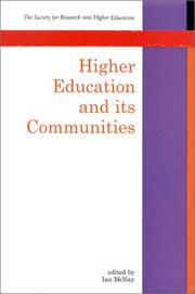Cover of: Higher education and its communities