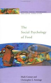Cover of: The social psychology of food