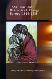 Cover of: Total war and historical change: Europe, 1914-1955