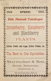 Cover of: 18th annual catalogue by Slaymaker & Son