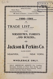 Cover of: Trade list for nurserymen, florists and dealers