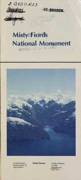 Cover of: Misty Fiords National Monument by 