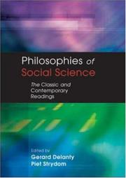 Cover of: Philosophies of social sciences by edited by Gerard Delanty and Piet Strydom.