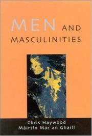 Cover of: Men and masculinities: theory, research, and social practice
