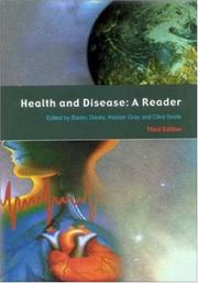 Cover of: Health and Disease by 