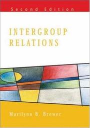 Cover of: Intergroup relations by Marilynn B. Brewer