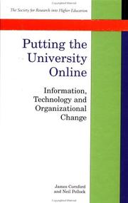 Cover of: Putting the university online by James Cornford