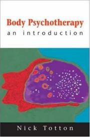 Cover of: Body psychotherapy: an introduction
