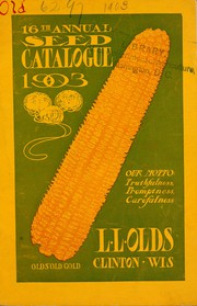 Cover of: 16th annual catalogue by L.L. Olds Seed Co