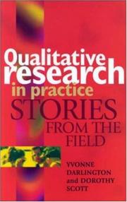 Qualitative research in practice by Yvonne Darlington, Dorothy Scott