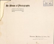 Cover of: An album of photographs: choice specimens of rare evergreens spring 1904