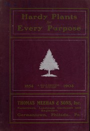Cover of: Meehans' book of hardy plants: describes the most complete assortment of high grade hardy stock in America