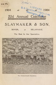 22d annual catalogue by Slaymaker & Son