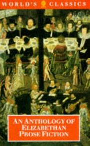 Cover of: An Anthology of Elizabethan Prose Fiction by Paul Salzman