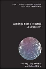 Cover of: Evidence-based Practice in Education (Conducting Educational Research)