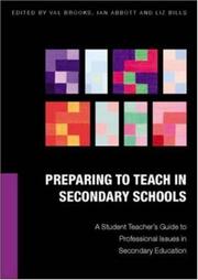 Cover of: Preparing to Teach in Secondary Schools