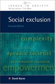 Cover of: Social Exclusion (Issues in Society)