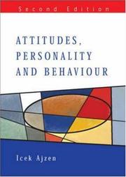 Attitudes, Personality and Behavior by I Ajzen