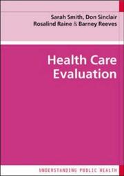 Cover of: Health Care Evaluation (Understanding Public Health)