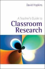Cover of: A Teacher's Guide to Classroom Research